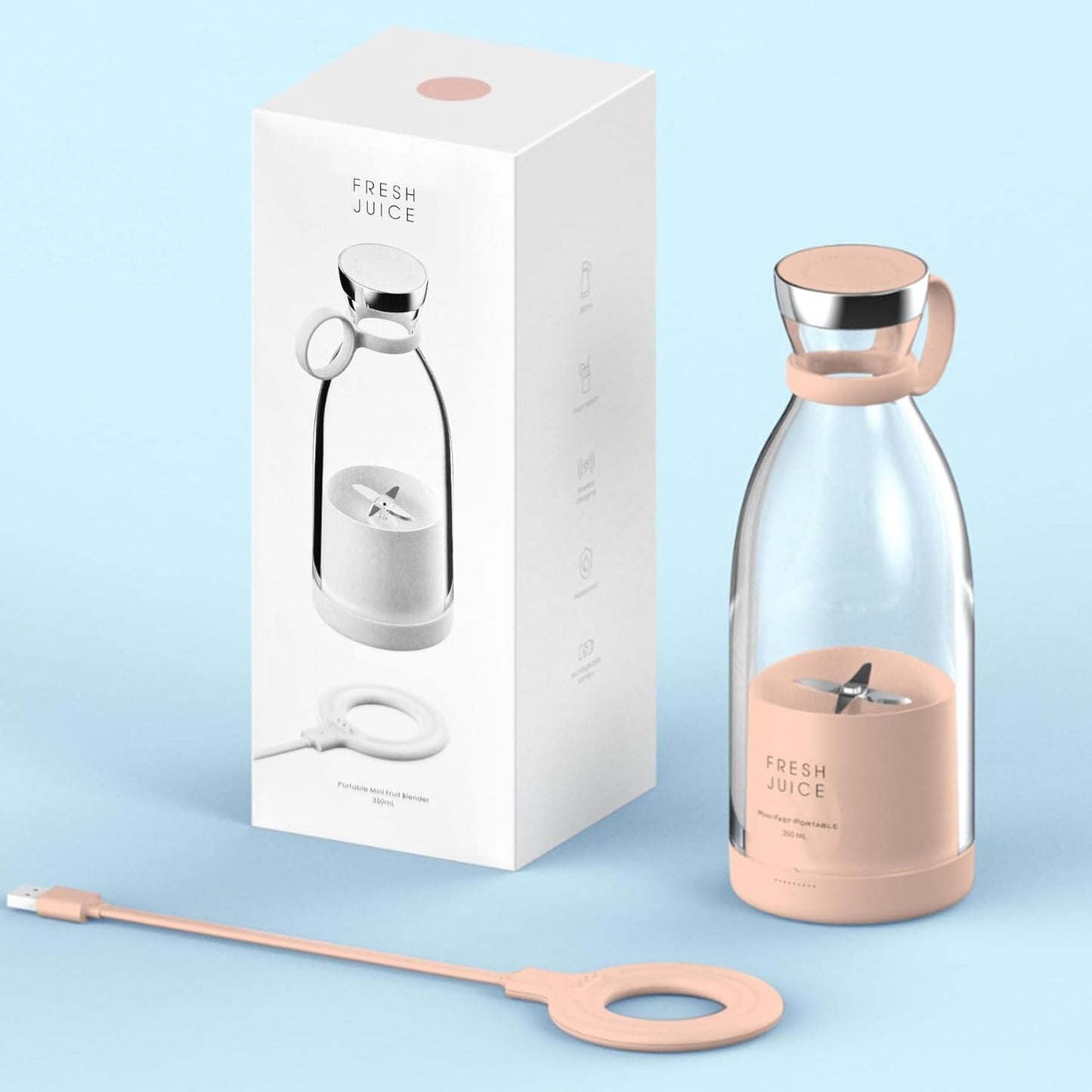 Electric Portable Mini Fruit Juicer Bottle