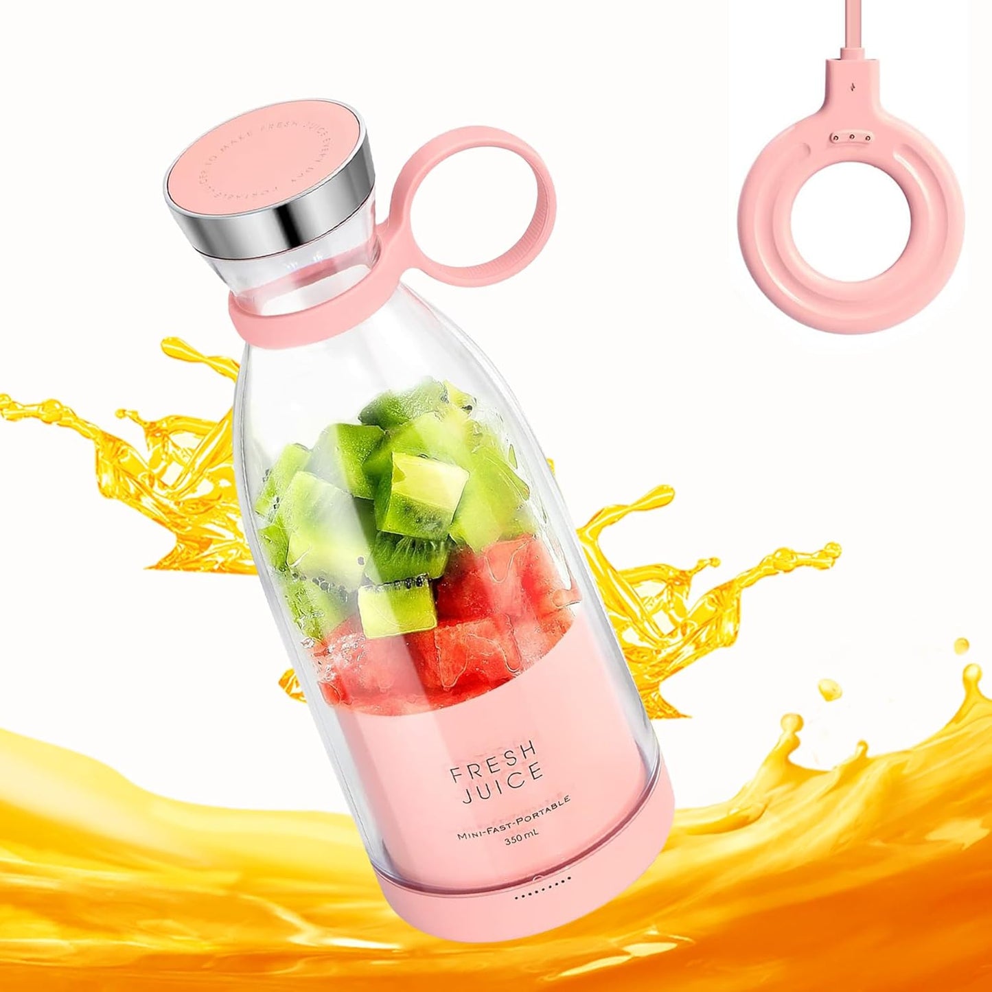 Electric Portable Mini Fruit Juicer Bottle
